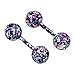 PiercingJ Pair 18G Piercing Stainless Steel Candy Color Cartilage Helix Tragus Barbell Stud Earrings