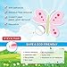 Skygate 17 Count Premium Butterflies and Flowers Wall Stickers | 3D Foam | Wall Decal Stickers Without Leaving a Sticky Residue