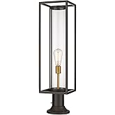 Z-Lite 1 Light Outdoor Pier Mounted Fixture 584PHBR-533PM-DBZ, Brass