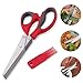Latest Herb Scissors - Award Winning Stainless Steel 5 Multi Blades With Comfortable Ergonomic Handles Buy Today To Receive Our 11 Herbs Every Cook Should Use E-book