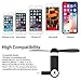 Stouchi Fan for iPhone, Handheld Fan Mini Fan Portable Dock Cool Cooler 180 °Rotating Fan Compatible for iPhone X/iPhone 8/7 / 6 Plus iPad Mini Black and Rose Red