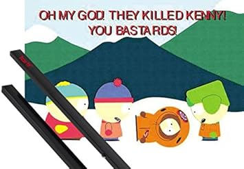 Amazon Com 1art1 South Park Poster 40x27 Inches They Killed Kenny And 1 Set Of Black Poster Hangers Furniture Decor