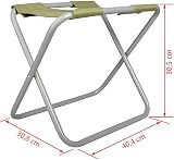 Esschert Fallen Fruits GT85 Tool Stool Grey with Side Pockets, 30.5cm view 2