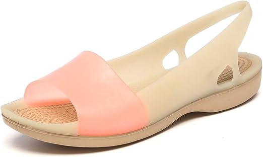 rainbow flat sandals