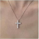 Aiittog Small Heart Necklace for Women, Cute 14K White Gold Plated Pendant Choker Necklaces Dainty Jewelry Gifts Silver