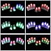 TURATA LED Gloves Finger Lights Toys with Lights 3 6 Modes Colorful Rave Gloves for Party
