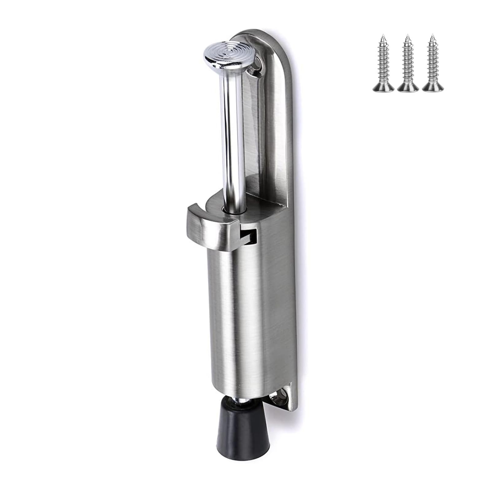 YuanYouTong Kick Down Door Stop, Door Stoppers for Bottom of Door, Heavy Duty Door Stops, Spring Door Stop with Rubber Tip, Door Holder for Outdoor, Indoor, Patio, Garage Gate to Stay Open