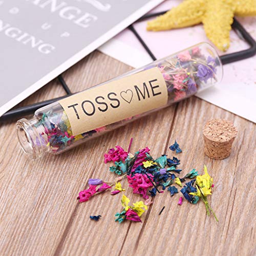 Because0f Dried Flower Confetti Bottle, Push Pop Container, Bridesmaid Shooters Wedding Birthday Party Favors Supplies (#33)