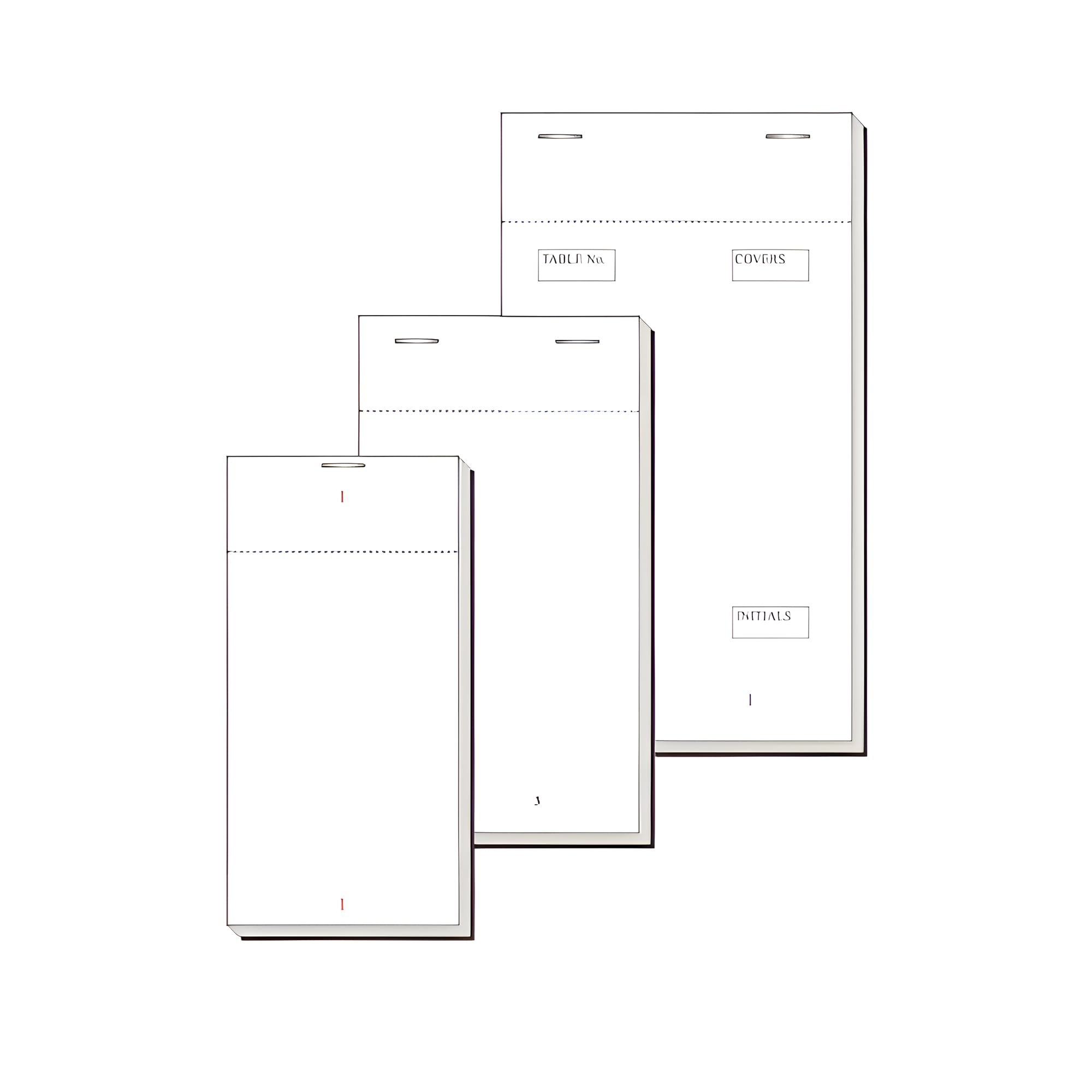 Genware NEV-PAD1 Order Pad Sheet, 127 mm x 63 mm