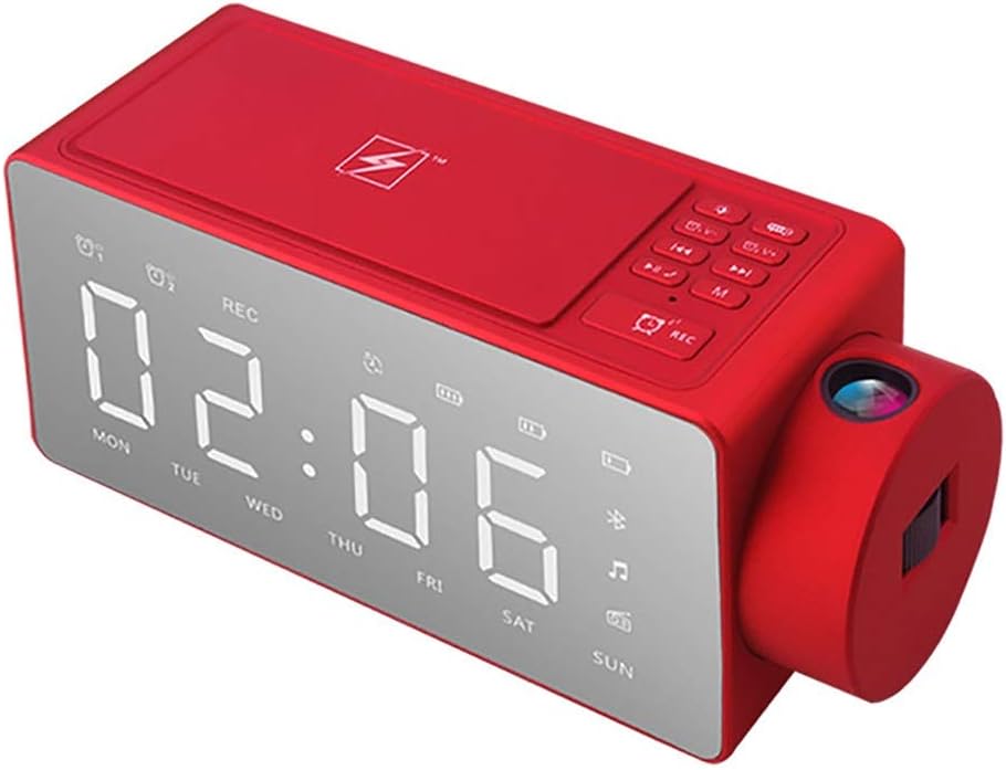 XZJJZ Multifunctional Wireless Charging Smart Alarm Clock, Bluetooth