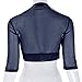 GRACE KARIN Half Sleeve Short Bolero Jacket for Women Navy Blue Size XL CL010473-5