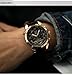 ESS Men Black Tourbillon Rose Golden Aviator Automatic Mechanical Watch WM183