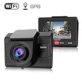 Dash Cam with GPS WiFi TOGUARD Full HD 1080P 2.45â€™' Car Dashboard Camera Video Recorder with Night Vision, Sony Sensor, WDR, G Sensor, Loop Recording, Parking Monitor Motion Detection, 170Â°Wide Angle