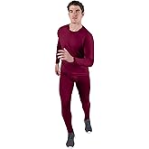 Kickoff Flexwear Thermal Underwear for Men Long Johns for Men Thermal Top Bottom Fleece Lined Base Layer Pajamas Cold Weather