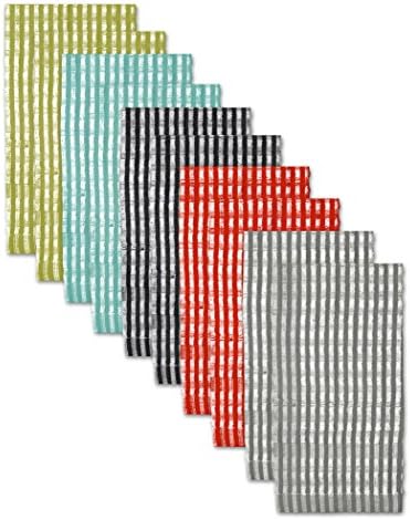 Gourmet Pro G.Pro 10PK Terry K/Towel-Asst K, 15x25, Assorted, 10 Piece