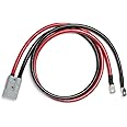 Spartan Power 2 AWG 2 Foot Battery Cable Quick Connector SP120A and 3/8" Ring Terminal