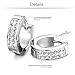 Jstyle Stainless Steel Womens Mens Hoop Earrings Huggie Earrings CZ Piercings 18G