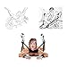 Rizzo's Fetish Adjustable Harness Bondage Restraint Training Set w/ Attachable Velcro Wrist & Ankle Cuff Straps for Female Male Couple Fetish SM BDSM Sex Play Aid Handcuffs