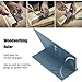 Neepanda Woodworking Square Size Measure Ruler with Carpenter Pen,Woodworking 3D Mitre Angle Measuring Tool with Gauge & Ruler for Three Dimensional Items Measuring Timber, Pipes,Etc
