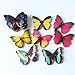 100 Pack Butterfly Mixed Wooden Buttons Pendants in Bulk for Crafts Collectible Buildings Accessories
