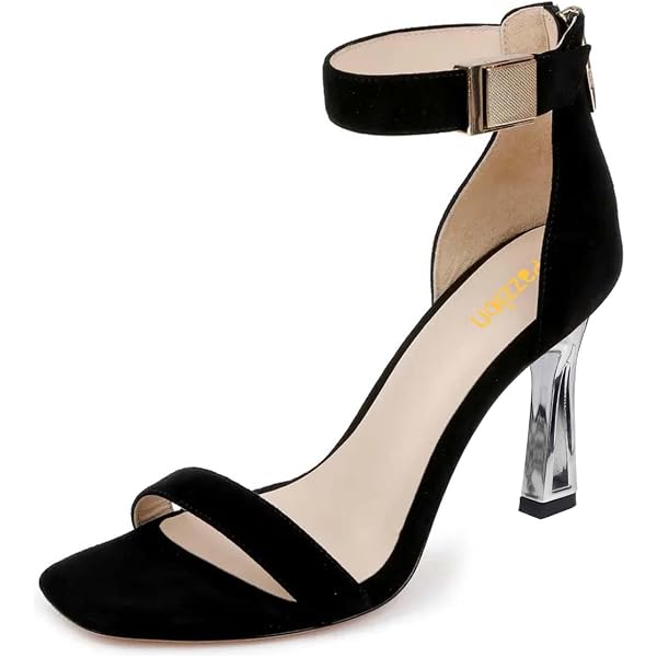 Amazon.com | FOWT Women Wide Ankle Strap Sandals Square Open Toe