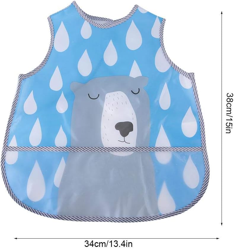 Bavoir De Bebe Tablier Dalimentation Blouse De Peinture Unisexe Bavette En Eva De Dessin Anime Impermeable Sans Manches Avec Une Grande Poche 1 Bebe Puericulture Le Repas De Bebe Schoolofbabywearing Com