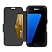 OTTERBOX Strada Series Leather Wallet Case for Samsung Galaxy S7 - Frustration FRĒe Packaging - Phantom (Black/Black Leather)