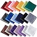 20 pcs Assorted Solid color Pocket squares for Men