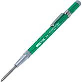 Automatic Center Punch Spring Loaded with Pocket Clip, Professional-use Tungsten Carbide Tip, ENGINEER TZ-14 Made in Japan. Length 138mm