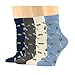 Mcool Mary Womens Socks, Ankle Casual Socks Lace Ruffle Low Cut Knit Cotton Socks For Women 6 Pack