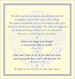 Funeral Prayer Cards Paul Sheppy 9781853116612 Amazon Com Books