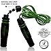 Epitomie PowerSkip Jump Rope with Memory Foam Handles and Weighted Speed Cable - Kryptonite Green
