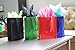 Simply Green Solutions - Plain Tote Bag, Thick Reusable Gift Bag with 16-Inch Handles, Use As Goodie Bags, Party Favor Bags, or Halloween Tote Bag, Red, Pack of 25