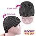 HANNE Clip in Cornrow Crochet Braided Wig Cap Adjustable Medium Size Crochet Wig Cap