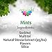 Sugar-Free Mints - Peppermint Flavor (100 tabs, 24 g): Mints Naturally Sweetened with Stevia, Free of: Sugar, Carbs, Calories, Aspartame & Artificial Sweeteners; New and Improved.
