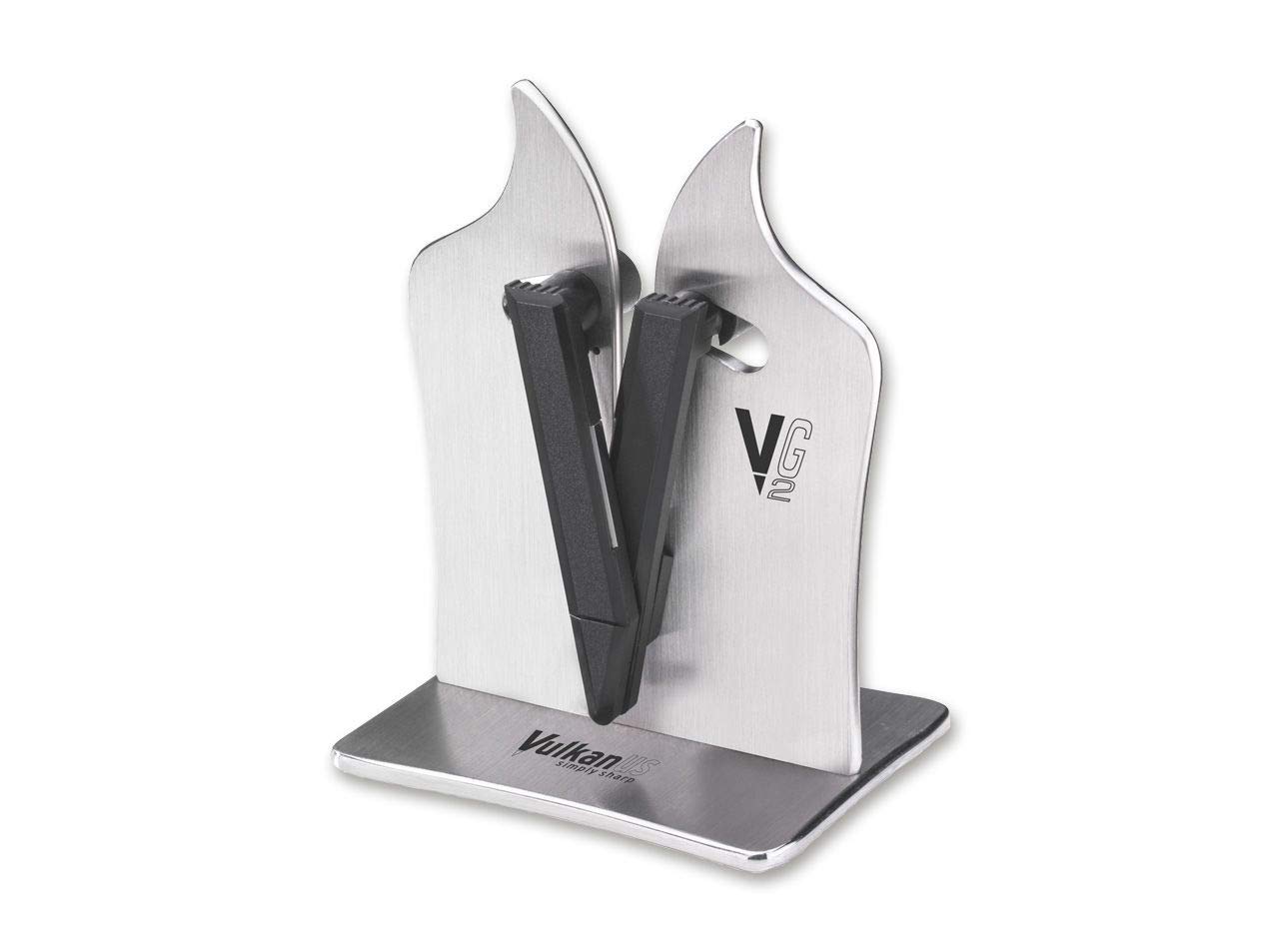 Vulkanus Unisex - Adult Knife Sharpener Professional G2 Sharpener Silver One Size