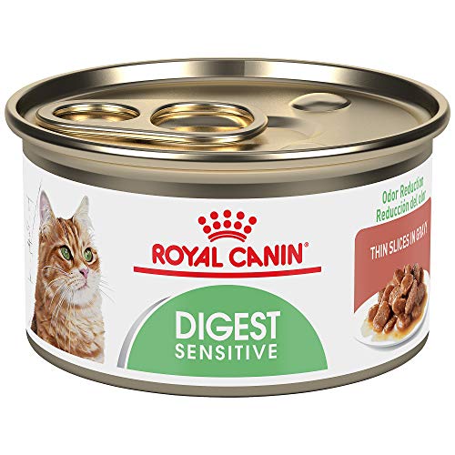 Royal Canin Digest Sensitive Thin Slices in Gravy Wet Cat Food, 3 oz. can (PACK OF 24)