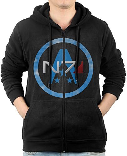 Mass Effect N7 Alliance Mens Zip UpHoodies