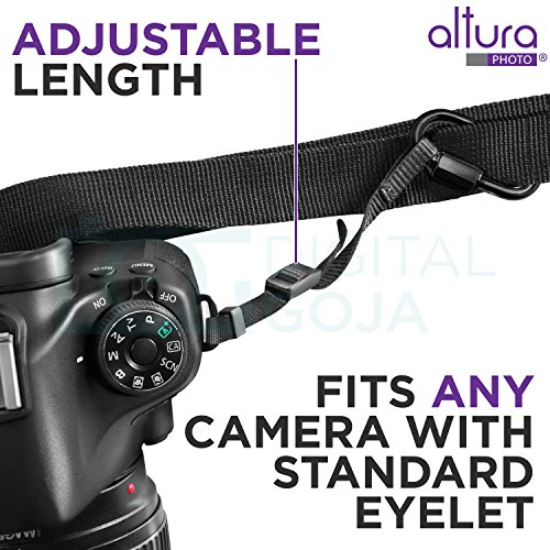 image for Camera Tether Safety Strap for DSLR Cameras by Altura Photo (2 Pack), 