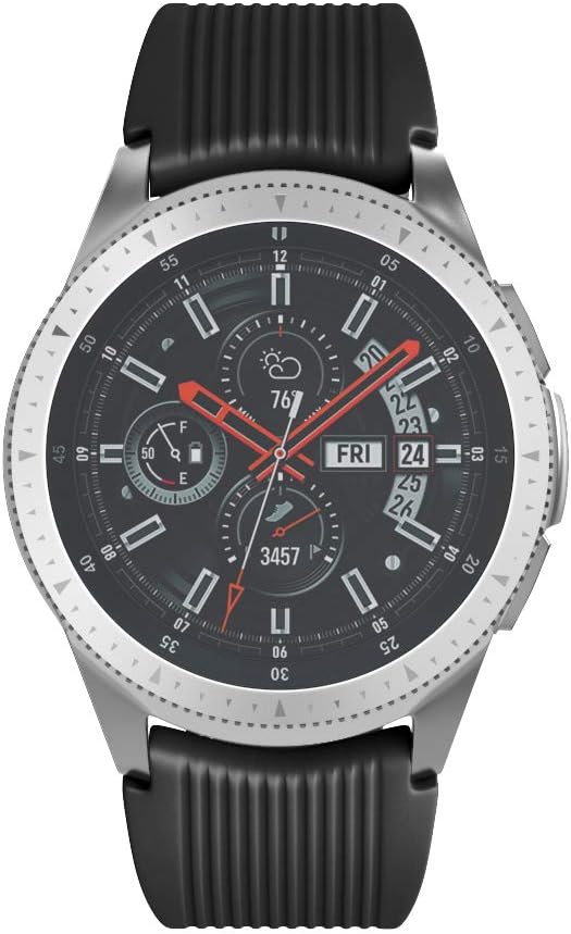 NotoCity Galaxy 46mm Strap 22mm Soft Silicone Band Replacement Strap for Gear S3 Frontier / S3 Classic,Huawei watch GT/Huawei watch 2 Classic(black S) - Image 4