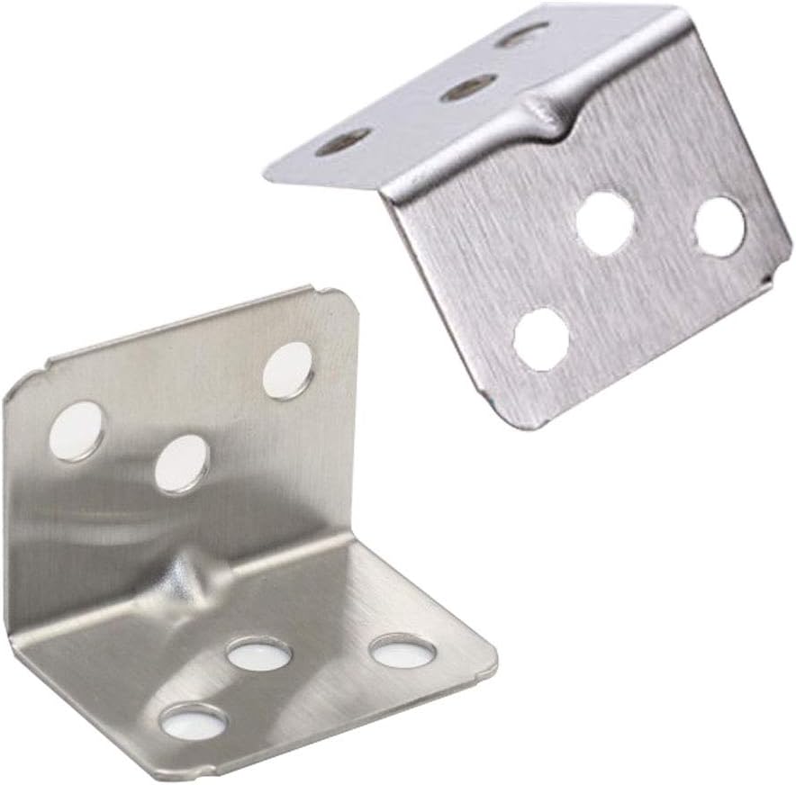 24 Pieces Brackets Fastener, 90 Degree Right Angle Corner, Iron Corner Bracket, L Shape Corner Brace - Image 5