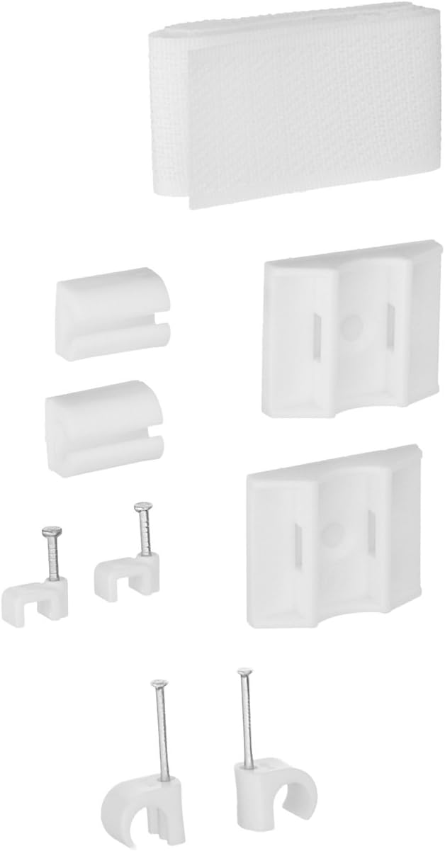 IKEA Fixa 114 Piece Set TV Computer Cable Management System, Standard (601.692.51), As Shown in the Image - Image 3