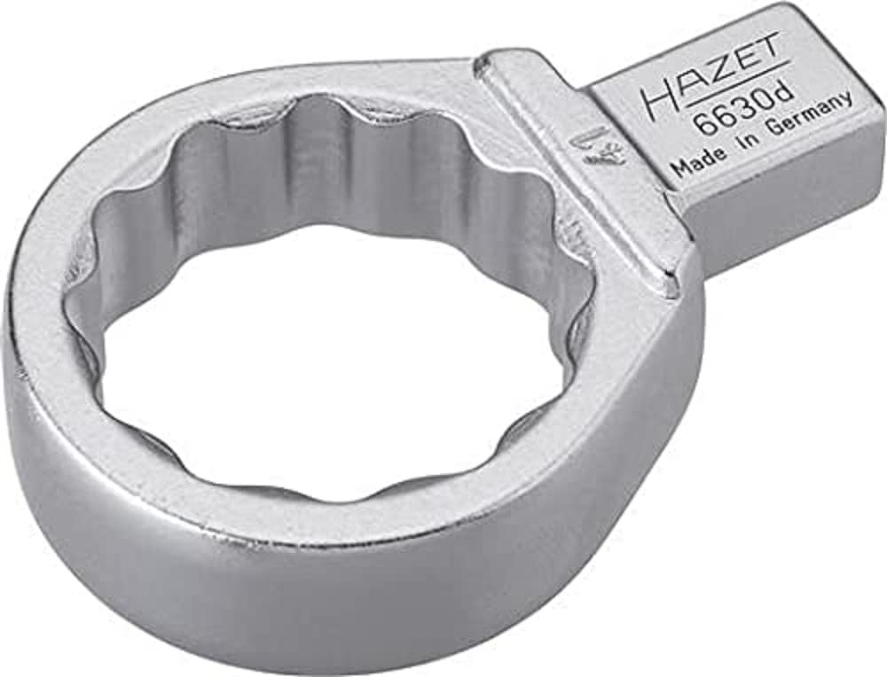 HAZET 6630D-41 85.5 mm 12-Point Traction Profile Insert Box-End Wrench - Chrome-Plated