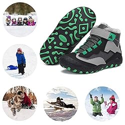 Mishansha Boy's Girl's Warm Outdoor Hiking Shoes