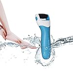 Electronic Foot File - Diamond Crystals, Waterproof, Battery-Operated, Dual Speed with 3 Refills (Fine, Regular & Coarse)-WILLCARE