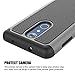 SYONER Shockproof Hybrid Rubber Dual Layer Defender Protective Phone Case Cover for Z981 / Z983 [Gray/Black]