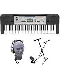 Yamaha YPT255 61-Key Keyboard Pack with Headphones, Power Supply, and Stand