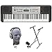 Yamaha YPT255 61-Key Keyboard Pack with Headphones, Power Supply, and Stand