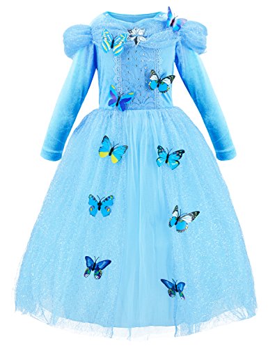 image for Party Chili Princess Cinderella Costume Girls Dress Up With Accessorie