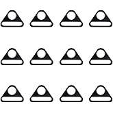 TiSuit 12Pcs 1" Triangle Buckle Adjuster D Ring for Strap purse bag hardware accessories